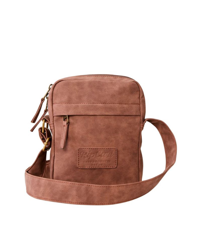 Bandolera Rip Curl Classic Leazard No Idea Pouch Hombre Marrón