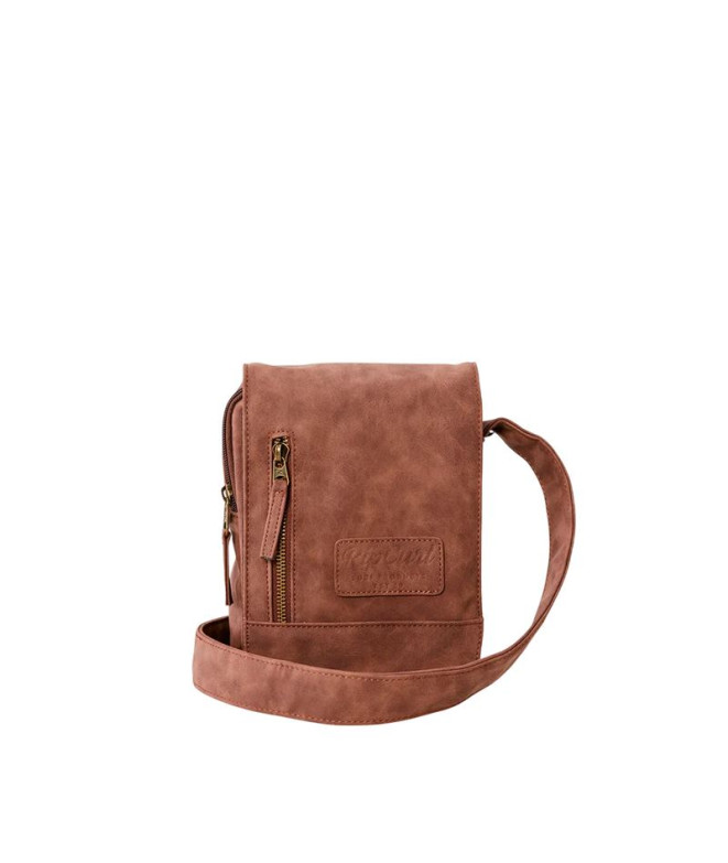 Bandolera Rip Curl Classic Leazard Pouch Hombre Marrón
