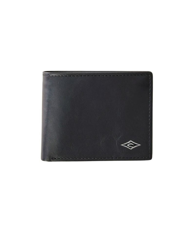 Cartera Rip Curl Diamond Rfid 2 In 1 Hombre Negro