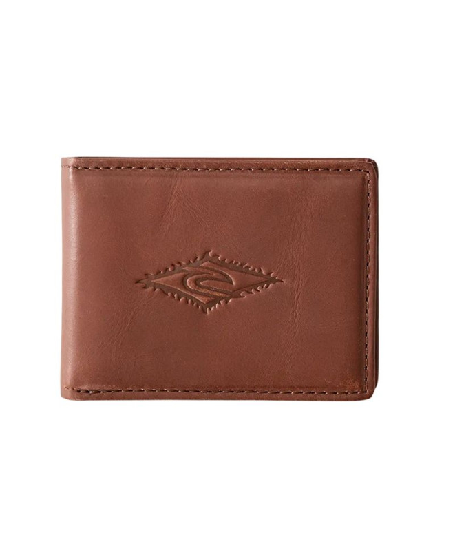 Cartera Rip Curl Raw Energy Rfid Slim Hombre Marrón