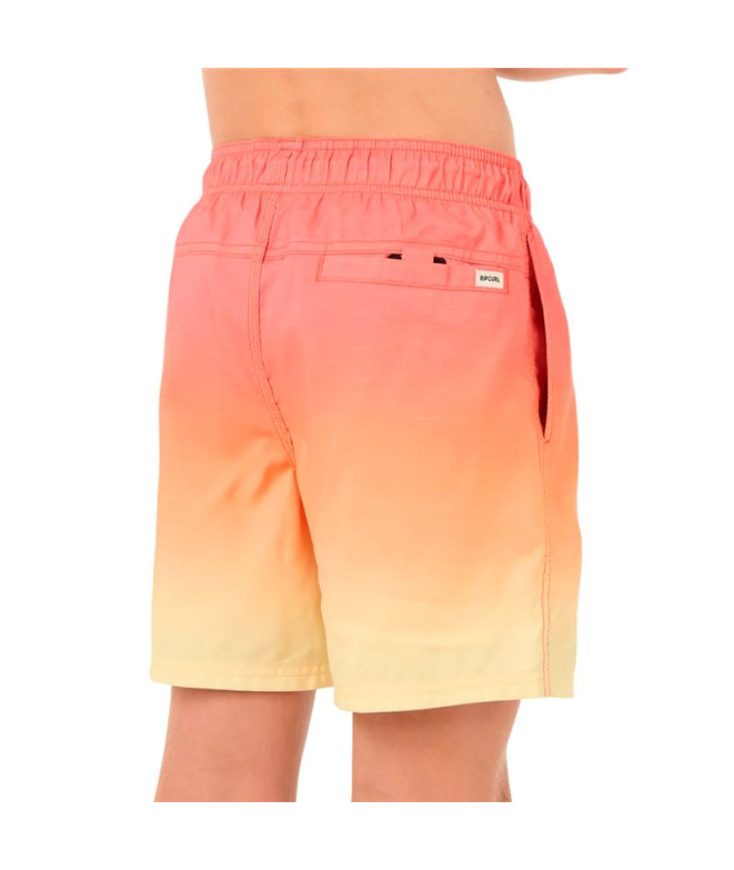 Fato de banho Rip Curl Fade Volley Menino Melancia