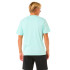 Camiseta Rip Curl Casual Revival Yo Mumma Tee Hombre Light Aqua