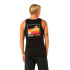 Camiseta Rip Curl Casual Revival Peaking Tank Hombre Negro