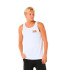 Camiseta Rip Curl Casual Revival Peaking Tank Hombre Blanco