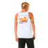T-shirt Rip Curl Décontracté Revival Peaking Tank Homme Blanc