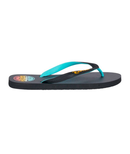 Chinelos Rip Curl Wetty Fade Bloom Open Toe Homem Washed...