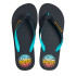 Chinelos Rip Curl Wetty Fade Bloom Open Toe Homem Washed Negro
