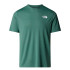 Camiseta de Montaña The north Face 24/7 Box Nses Hombre Verde