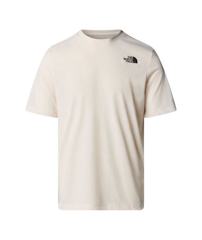 Camiseta The north Face Foundation Mountains Faces Hombre Blanco