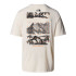 Camiseta The north Face Foundation Mountains Faces Homem Branco