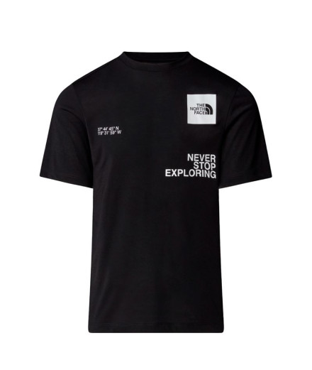 Camiseta The north Face Mountain Foundation Coordinates...