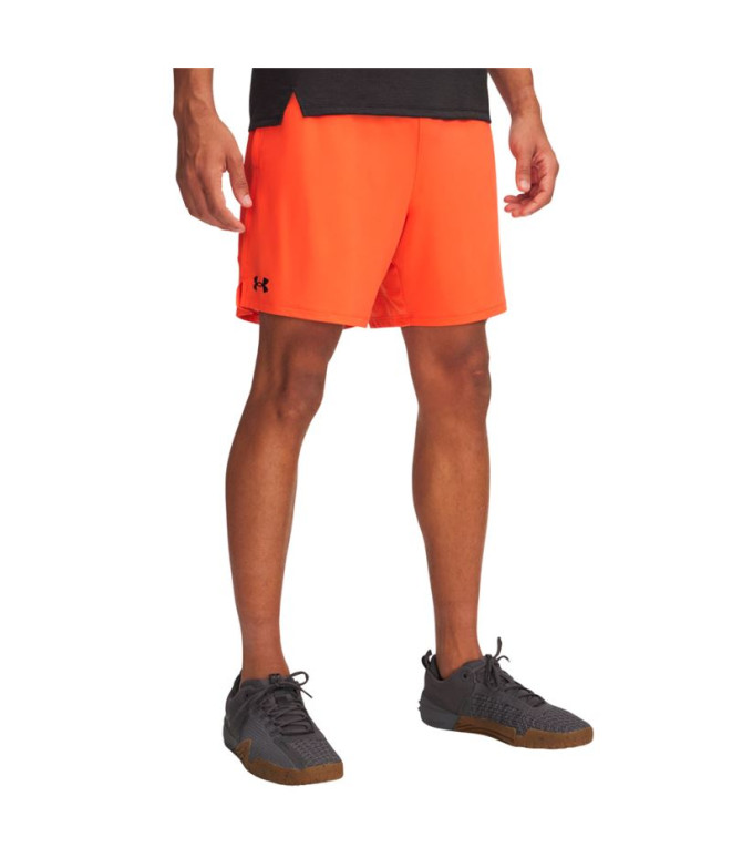 Pantalones Cortos de Fitness Under Armour Tech Vent 7In Shorts Hombre Naranja