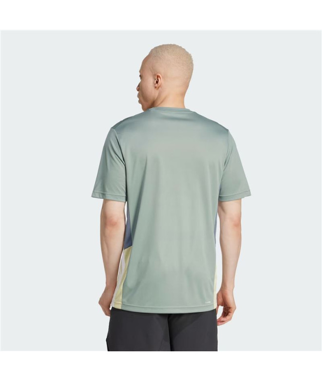 Camiseta de Fitness adidas Tr Ess Cb Homem Verde