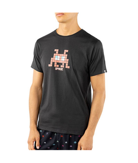 T-shirt Alphadventure Budai Homme Faded Noir