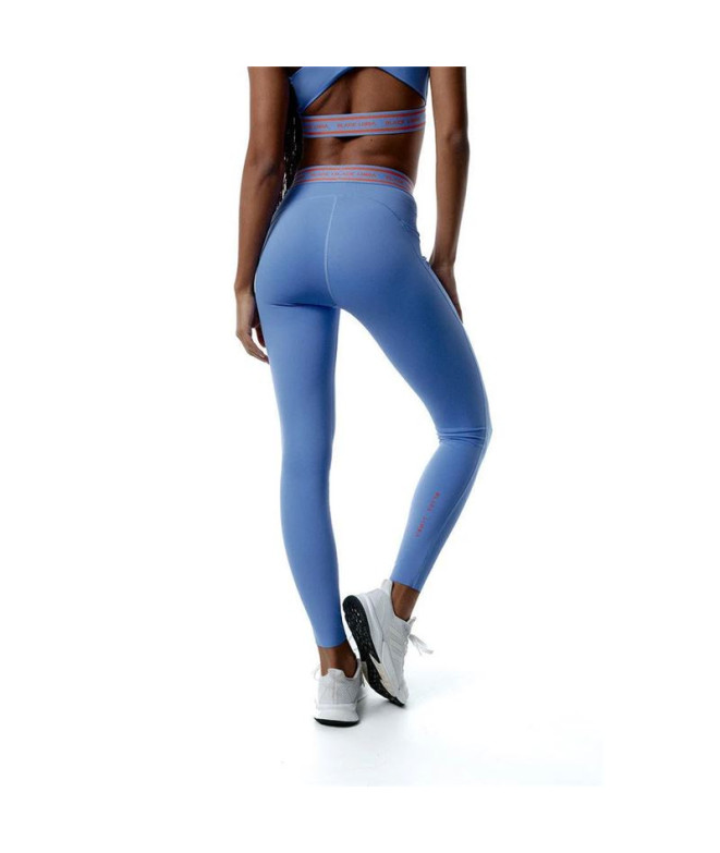 Malhas de Fitness Black Limba Eraflex Mulher Azul