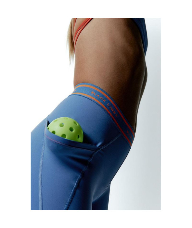 Malhas de Fitness Black Limba Eraflex Mulher Azul