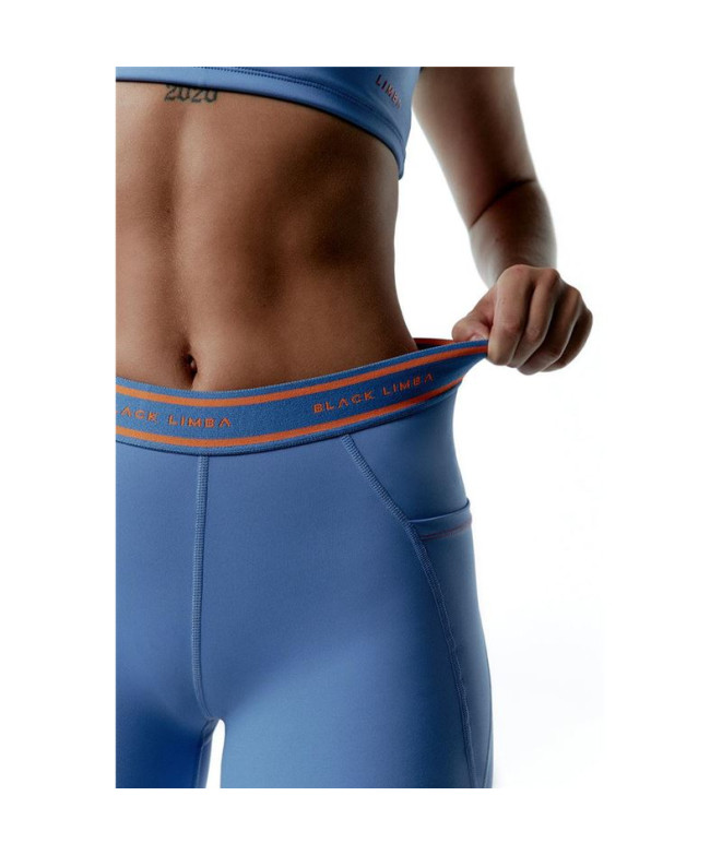 Collants de Fitness Black Limba Eraflex Femme Bleu