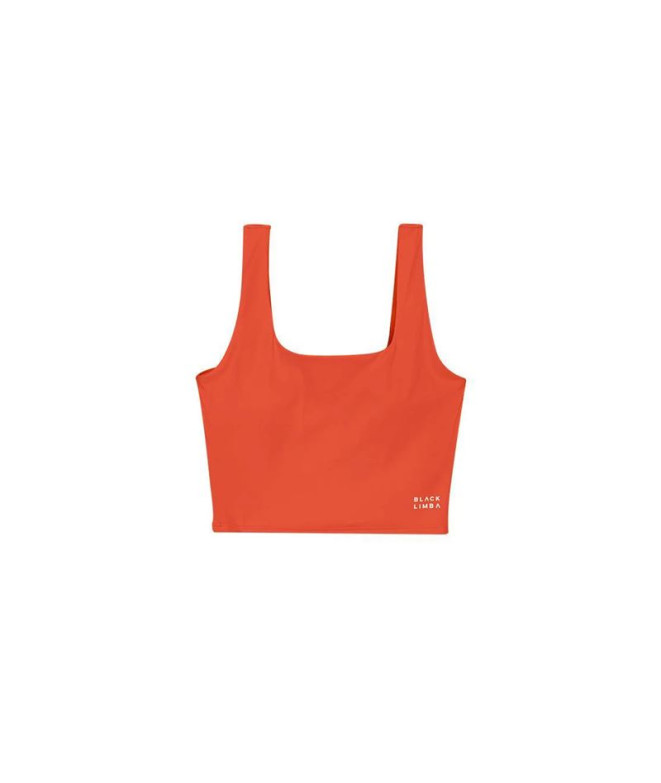 Top de Fitness Black Limba Bhakti Mujer Coral