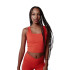 Top de Fitness Black Limba Bhakti Mulher Coral