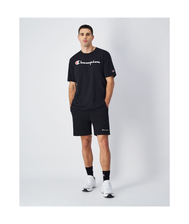 Calça Champion Bermuda Homem Preto