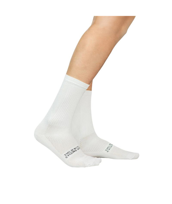 Chaussettes de cyclisme Gsport One Logo Blanc
