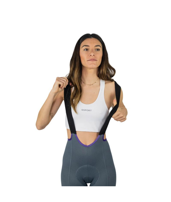 Top de ciclismo Deportivo Gsport Blanco