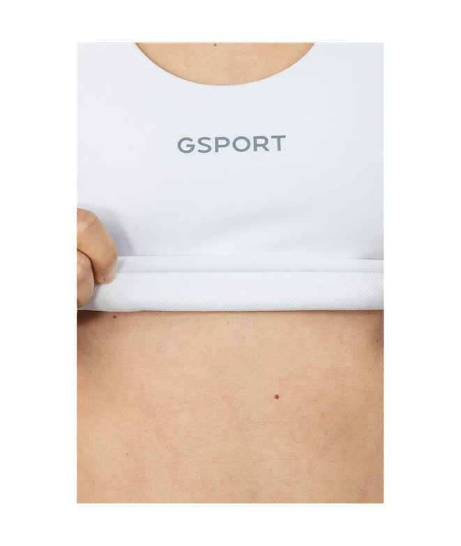 Top de ciclismo Desportivo Gsport Branco