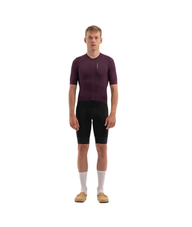Maillot de ciclismo Gsport One Bloom Hombre Granate