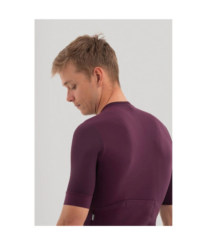 Maillot de cyclisme Gsport One Bloom Homme Granate