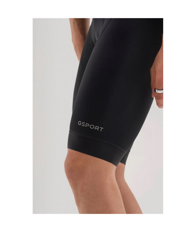 Culote de ciclismo Gsport One Crater Homem Preto