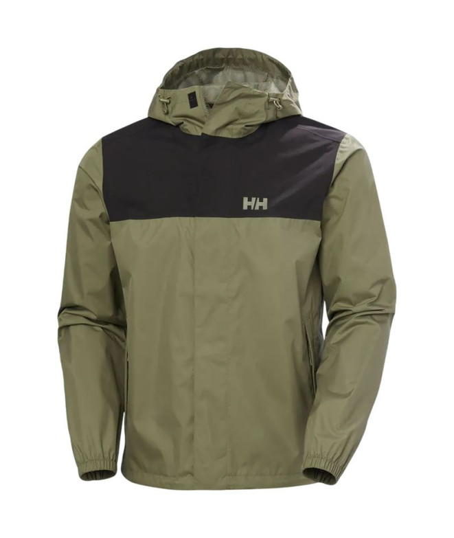 Chaqueta de Montaña Helly Hansen Vancouver Rain Hombre Verde