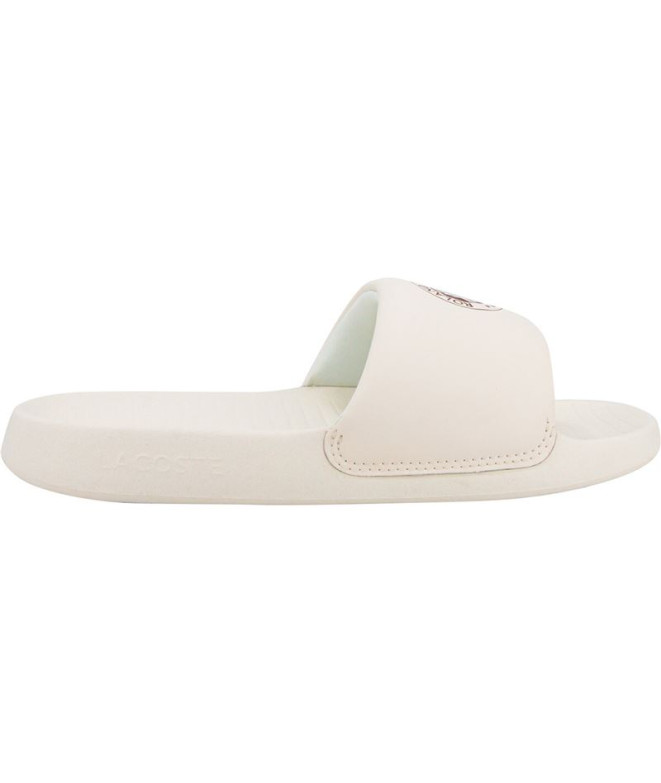 Chanclas Lacoste Serve AO2 Hombre Blanco