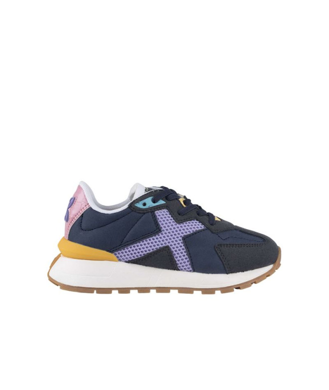 Zapatillas Munich Mini Soku 05 Infantil Azul Marino