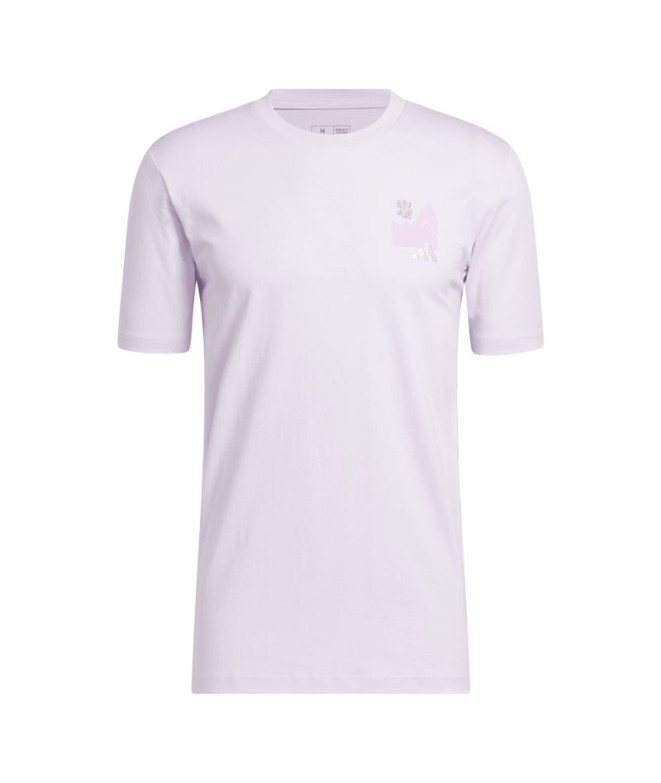 Camiseta adidas Jetset Cmpr Hombre Lila