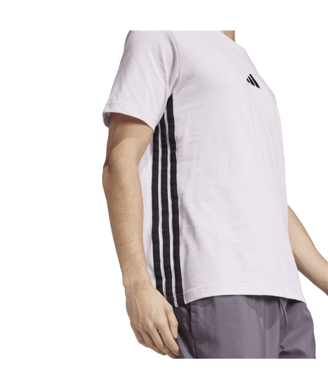 Camiseta adidas 3Bandas Sj Homem Lila/Preto