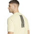 Camiseta de Fitness adidas Power 3 Bandas Hombre Azul Menta