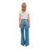 Pantalón Jack and Jones Jxrome Flared Mw C9189 Jeans Dnm Medium Blue Denim Mujer