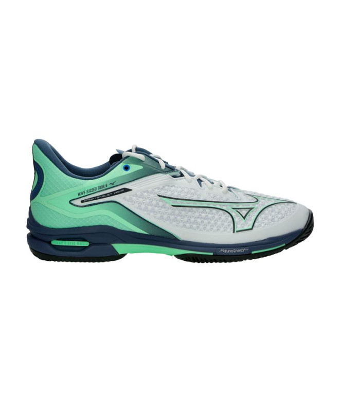 Zapatillas de Tenis Mizuno Wave Exceed Tour 6 Cc Hombre Blanco