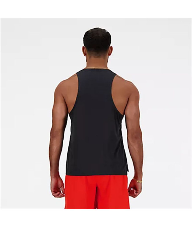 T-shirt New Balance Athletics Singlet Homme Noir