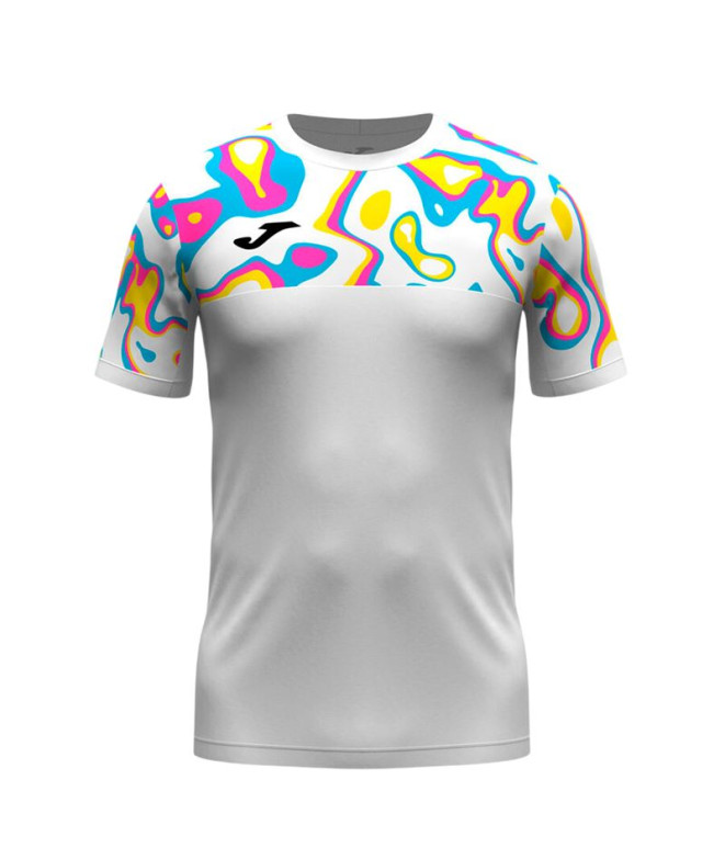 Camiseta De Tenis Joma Torneo Capsule Blanco Hombre