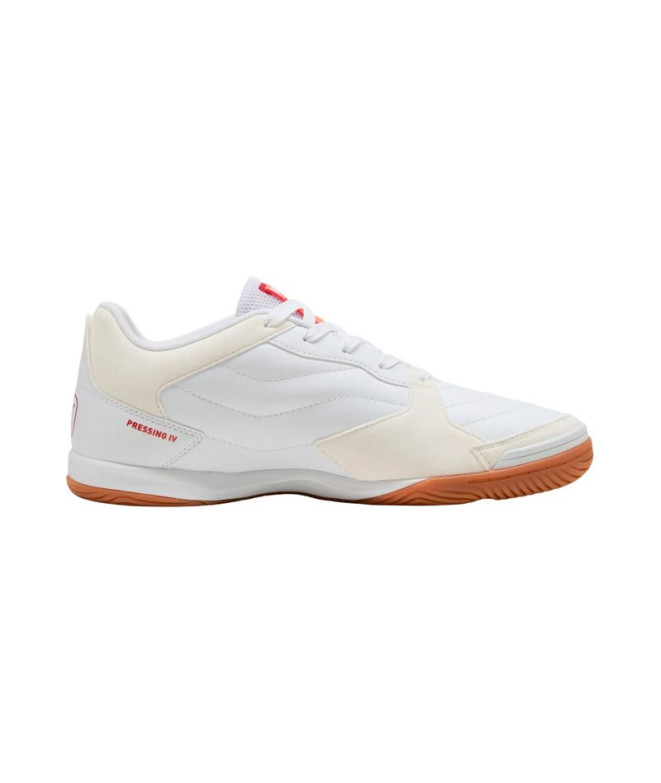 Zapatillas De Fútbol Sala Puma Pressentialsing Iv, White Glowing Red D, Hombre