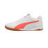 Sapatilhas De Futsal Puma Pressentialsing Iv, Branco Glowing Red D, Homem