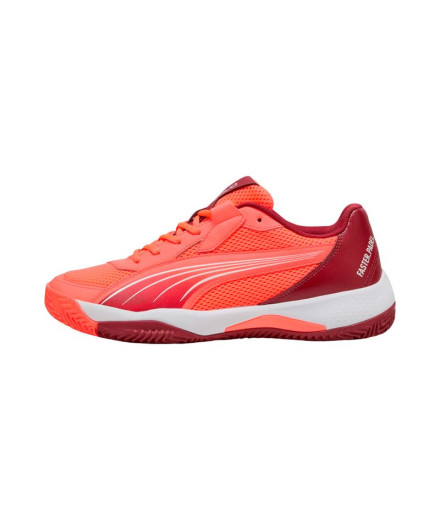 Chaussures De Pádel Puma Nova Court, Rouge lumineux Rouge... 2
