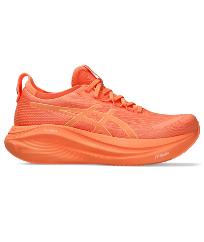 Zapatillas de Running ASICS Gel-Nimbus 27 Lite-Show Mujer Naranja