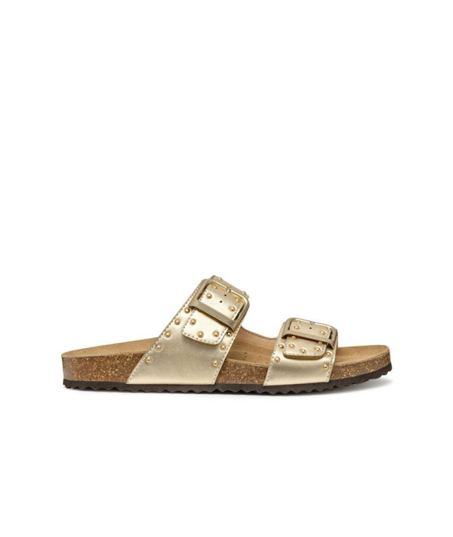 Sandalias Geox Brionia R Mujer Oro