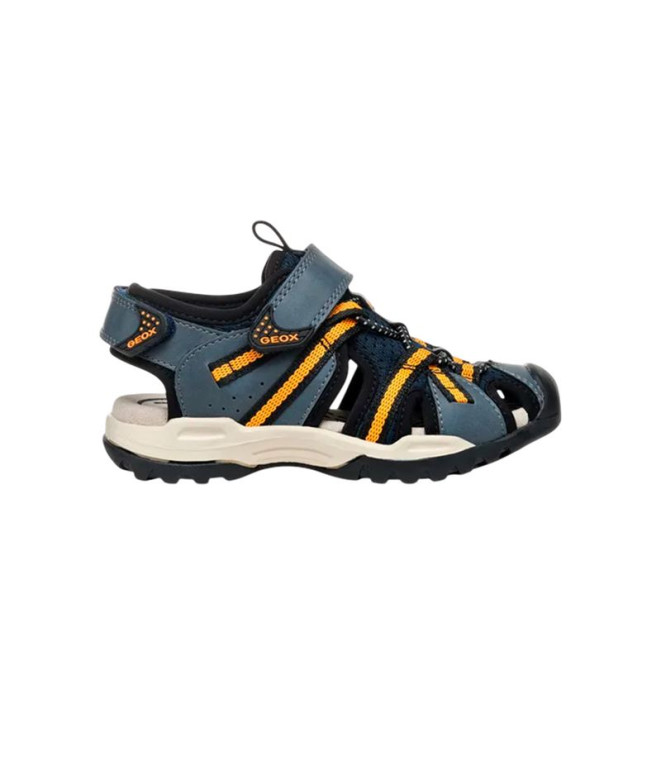 Sandalias Geox Borealis Niño Azul Marino/Orange