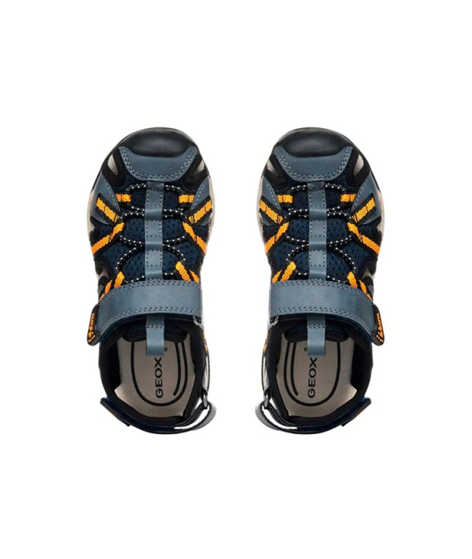 Sandalias Geox Borealis Niño Azul Marino/Orange