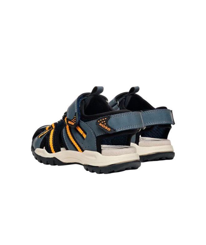 Sandalias Geox Borealis Niño Azul Marino/Orange