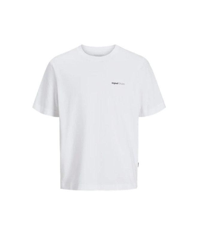 Camiseta Jack & Jones Jorvarenna Painted Hombre Negro/Blanco brillante