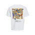 Camiseta Jack & Jones Jorvarenna Painted Hombre Negro/Blanco brillante